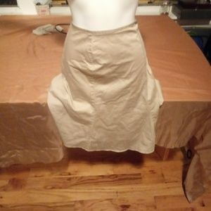 Casual Tan knee Plus size Skirt